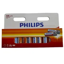 Pilha Philips R6L12B/70 870 AA 12 Piezas - Yellow