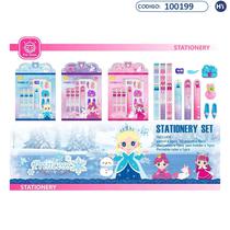 Kit Escolar Infantil - Jia Chen Stationery Set Princess - F0185