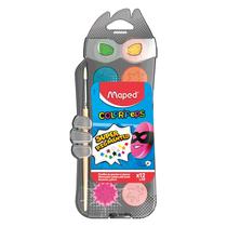 Maped Acuarela de Color Peps 12 Colores Negro