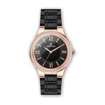 Relogio Analogico Feminino Daniel Klein Premium DK.1.12407-3 - Rosa Ouro e Preto