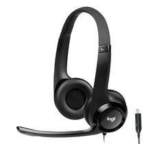 Fone de Ouvido Logitech H390 Stereo / com Fio - Preto (981-000014)