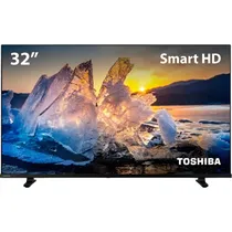 Televisão Smart LED Toshiba 32V35MS 32" HD Vidaa Os Wifi - Preto