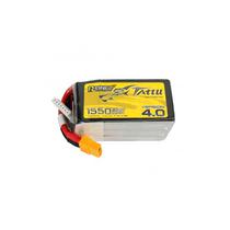 Gens Ace 22.2V 1550MAH 130C 6S Tattu R-Line 4.0 Lipo XT60 Plug