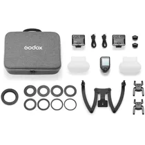 Kit de Flash Macro Dental Godox MF12-DK2 + Suporte para Câmeras Sony