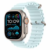 Apple Watch Ultra 2 MYT03LW/A Celular + GPS Caixa Titanio Natural 49MM - Oceano Azul