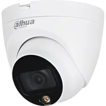 Câmera de Vigilância Dahua Domo HDW1209TLQP-LED 2.8MM 1080P - Branco/Preto