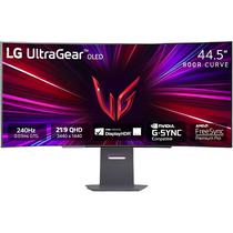 Monitor Gamer Curvo Oled LG Ultragear 45GS95QE-B 45" WQHD 240 HZ  Preto