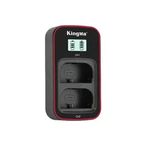 Carregador de Bateria Kingma LP-E17 LCD USB Duplo