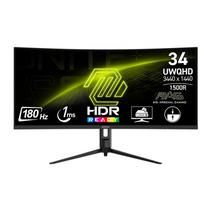 Mon 34 MSI MAG342CQR E2 Curvo/1MS/180HZ/Preto