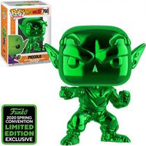 Funko Pop Animation Dragon Ball Z Exclusive Eccc 2020 - Piccolo (Green Chrome) 760