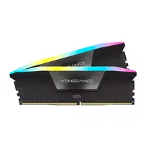 Mem DDR5 32GB 6000 Corsair Vengeance RGB BLK 16X2 CMH32GX5M2B6000