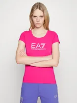 Camiseta Femenino Emporio Armani EA7 Mangas Cortas