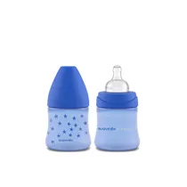 Suavinex Nursery s Pack Bib 150 Basic FL s The Basics 2UD Polipropileno +0M Azul