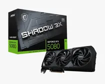 Placa de Vídeo 16GB Exp. GF-RTX5080 MSI Shadow 3X Oc 912-V531-031