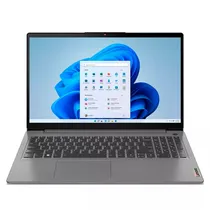 Notebook Lenovo Ideapad 3 15IAU7 (82RK00YDUS), Intel Core i7-1225U 3.50GHZ (4.70GHZ), 8GB Ram, 512GB SSD, Tela 15.6" Touch Full HD Ips, Windows 11 Home, Inglês, Artic Cinza