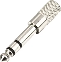 Conector Estéreo de 6.35MM para 3.5MM SVP-622 - Cromagem