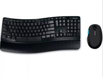 Teclado com Mouse Microsoft Sculpt Comfort Wireless Espanhol Preto - L3V-00004