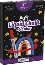 Marcador de Giz Líquido Tookyland Liquid Chalk - LT324 (6 Cores)