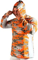 Camiseta Sunflex Confort DRY UPF50+ Masculina - Laranja