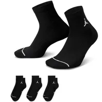 Meias Nike Masculino Ed Cush Poly Ank L 144 Preto 3 Peças - DX9655010