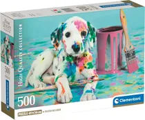 Quebra-Cabeça The Funny Dalmatian High Quality Collection Clementoni - 35545 (500 Pçs)