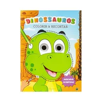Libro de Actividades Todolivro Máscaras Divertidas para Colorear Y Recortar Dinosaurios 1177710 8 Hojas