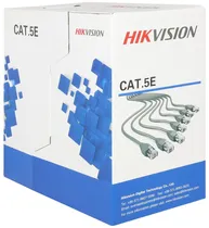 Cabo de Rede Utp Hikvision DS-1LN5E-e/e CAT5E 305M Cinza