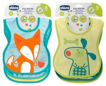 Chicco Nursery Babero 6M+ 3PCS Neutral Detalles En El Producto 0M+ Neutro