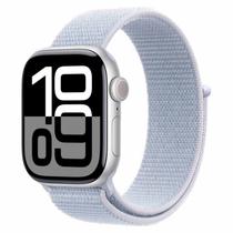 Apple Watch Series 10 MWWN3LW/A Caixa Aluminio 46MM Prata - Loop Esportiva Prata