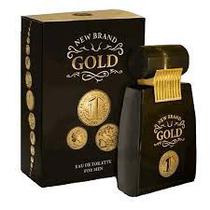 Perfume Masculino New Brand Gold 100ML