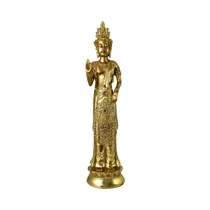 Figura Decorativa de Buda Concepts 437-0411384 46.5 CM Dorado