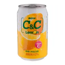 Refrigerante Taiwanês C&C Limão Lata 330ML