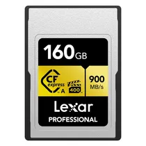 Cartao de Memoria CF Express Lexar Professional Type A Gold Series 160GB - LCAGOLD160G-Rneng