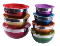 Juego de Bowl Inox Colorido 7PZS