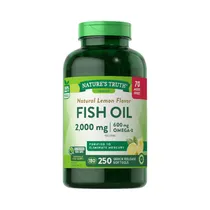 Vitaminas Nature's Truth Natural Lemon Flavor Fish Oil 250 Cápsulas