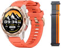 Smartwatch Mibro GS Active XPAW016 - Dourado/Laranja