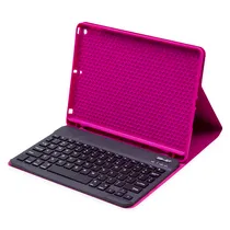 Capa Magnetica com Teclado Wireless Keyboard Suspens Key Cas para iPad 10.9 (2022) - Rosa