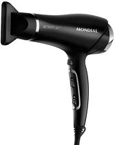 Secador de Cabelo Mondial Chrome Black SCN-04 2000W 120V/60HZ - Preto