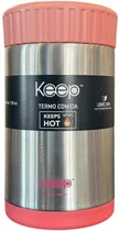 Garrafa Térmica Keep Comida 600ML - Rosa