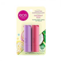 Protetor Labial Eos Toasted Marshmallow Coconut Milk 2PCS