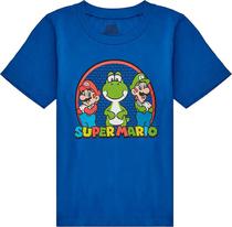 Camiseta ST.Jacks Super Mario 3030208306 - Masculina (Azul)