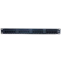 F. CAT5E Patch Panel Utp 24 Portas JZ-2001 Sem Marcadores