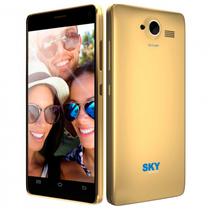 Celular SKY Devices 5.0W 5.0" Dual Dourado