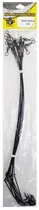 Anzol Top Fishing 92611 Black Encastoado Torcido 7/0 com 10 Pçs