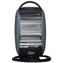 Aquecedor Electrico Krab KBEO1200 Quartzo Oscilante 220V - Preto
