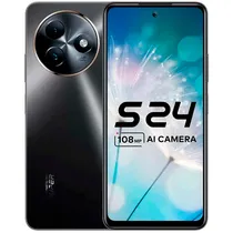 Smartphone Itel S24 Dual Sim 4GB+128GB 6.6? Os 13 BR - Preto
