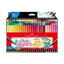 Marcador Faber Castell Super Soft Brush 55 60 00 100 Unidades