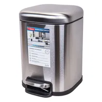 Lixeira de Aço Inox 6L