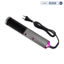 Escova Secadora de Cabelo Y0029 800W - 220V - Cinza/Rosa