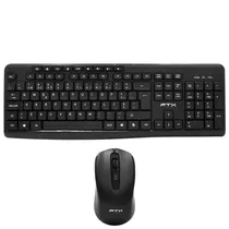 Teclado + Mouse FTX GK300 Wireless / Portugues - Preto